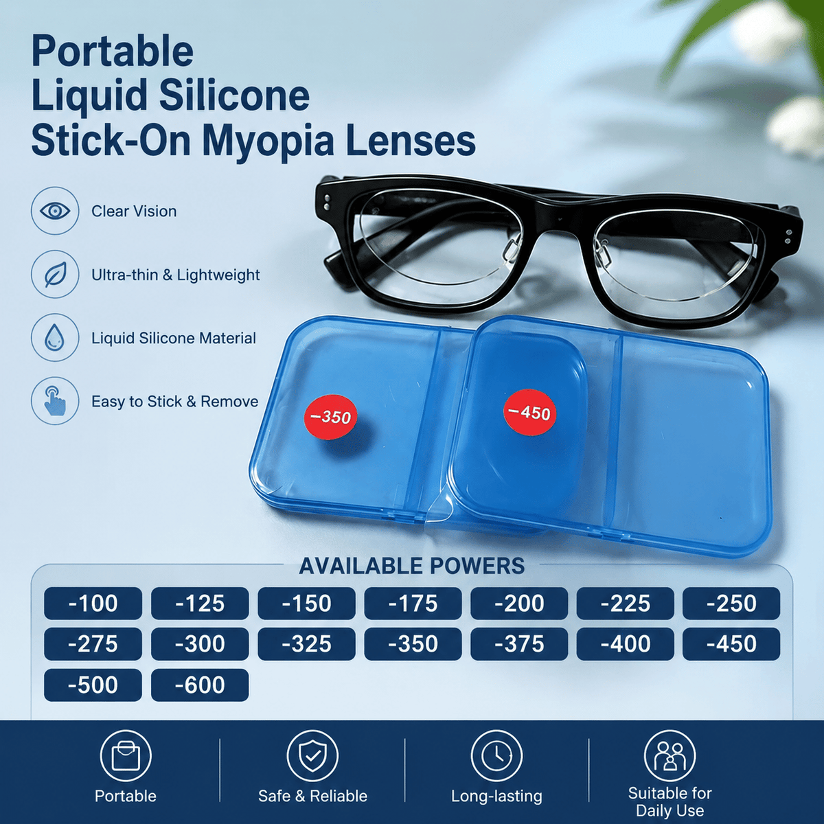 Liquid Silicone Patch Lenses