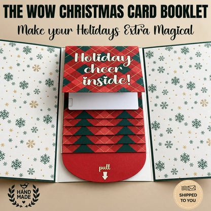 2026 New🎅🎁 Waterfall Christmas Gift Card Booklet 💳✨