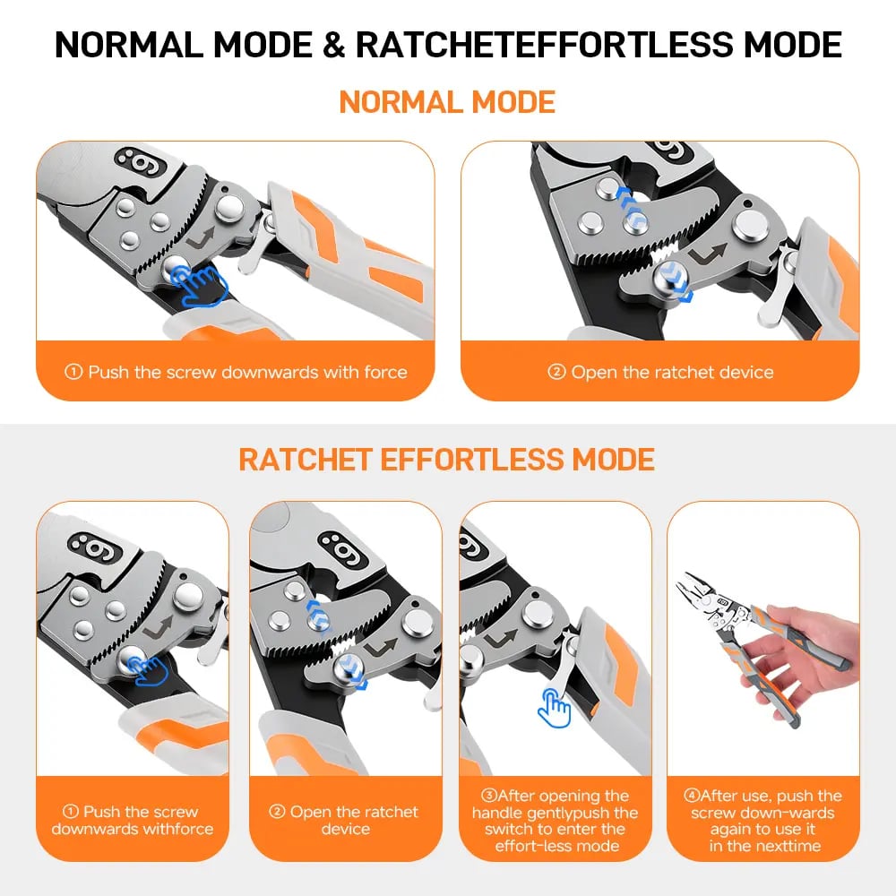 🔥LAST DAY 49% OFF - 🛠️Self-Locking Ratchet Pliers – Secure Grip, Less Effort