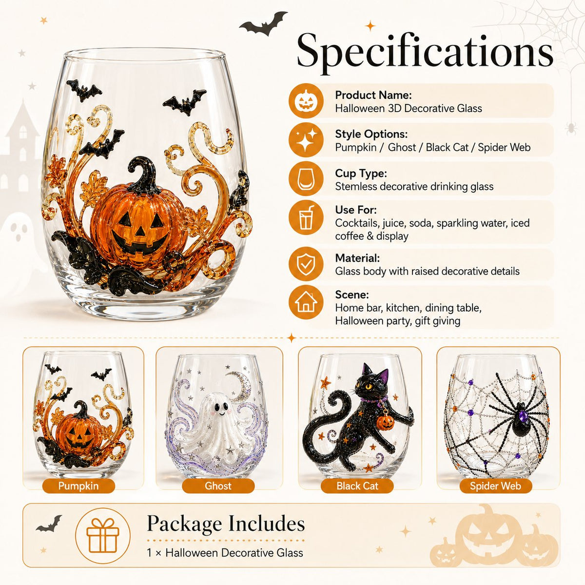 2026 Halloween Special Commemorative Ghost Decanter