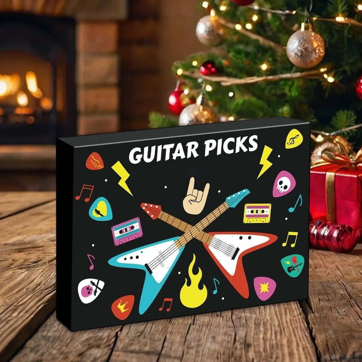 🎸 24-Day Guitar Pick Advent Calendar | Christmas Gift for Guitarists