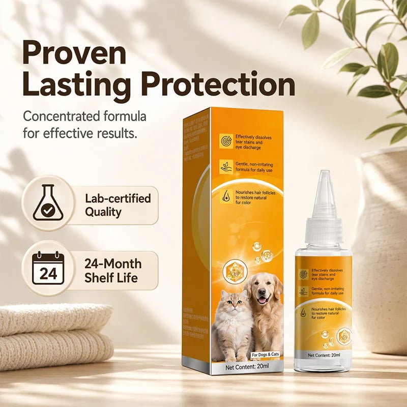 🐶 Enjoy 49% off now! ✨ Gentle pet eye care—cleaning the eye area and daily fur grooming 👀