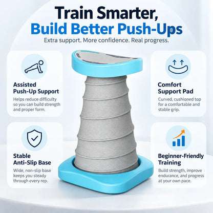 ❤️Spring-Assisted Push-Up Trainer – Easier Reps, Better Form
