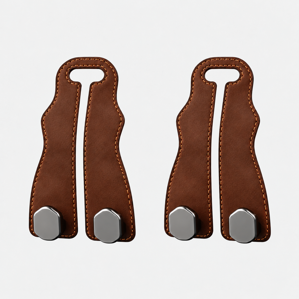 Suede Leather Car Seat Hook