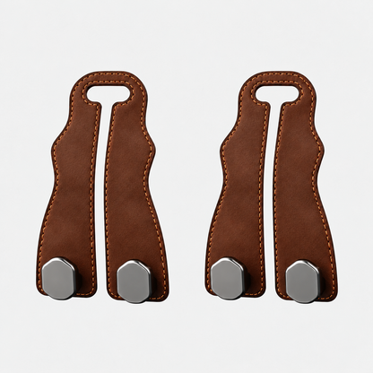 Suede Leather Car Seat Hook