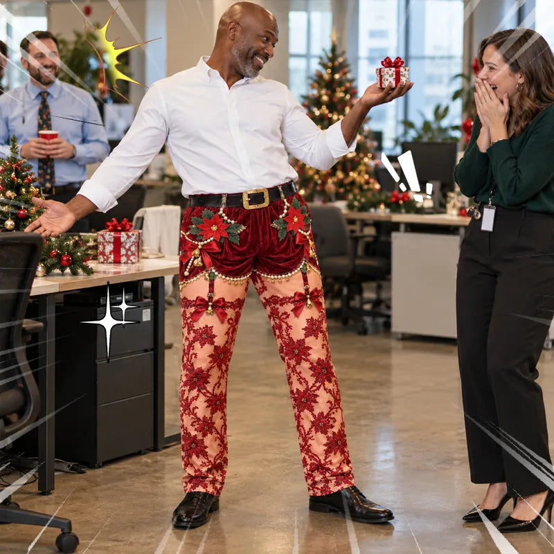 Funny Christmas Illusion Pants