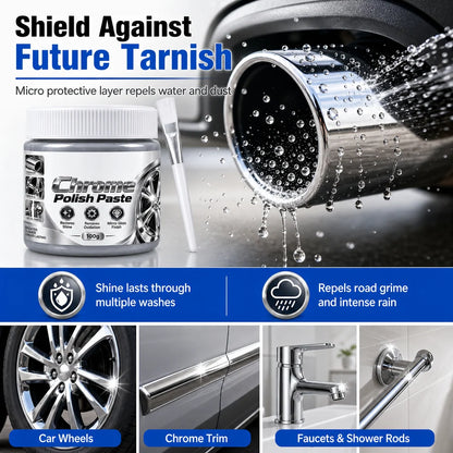 ✨Buy 1 get 1 free🚗Metal Chrome Polish & Restorer Paste with Brush