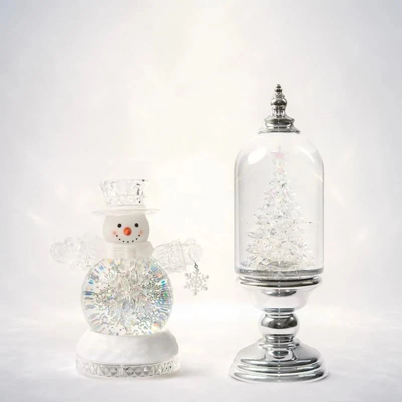 ❄️ Musical Christmas Snow Globe Lantern | Swirling Snow & Warm LED