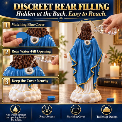 🎁 Last Day 49% Off✝️✨ Holy Mist Humidifier —  Daytime Décor, Evening Glow☁️💛