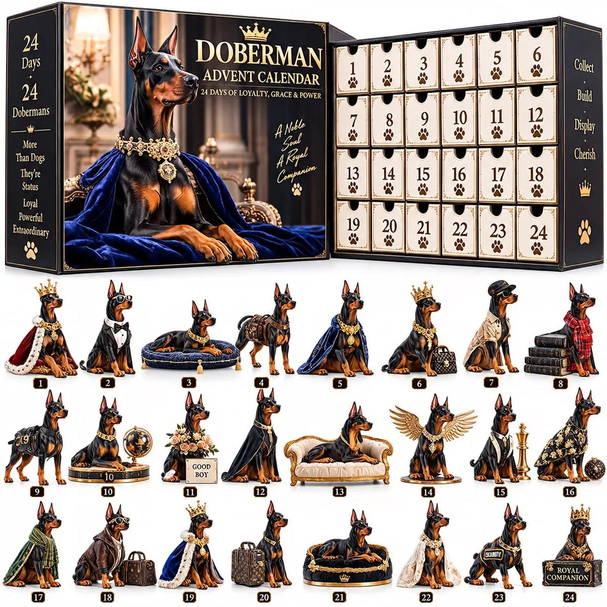 🐕‍🦺One Noble Soul, 24 Different Stories – Doberman Countdown Collection