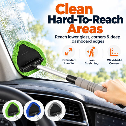 🚗✨ Windshield Cleaning Brush — Reach Every Corner with Ease!