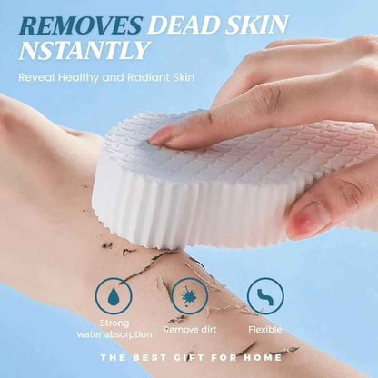 🧽Magic Exfoliating Bath Sponge - Super Soft Exfoliating&Skin Friendly🩵 🧼 Reusable for Adults Children and Pregnant Women