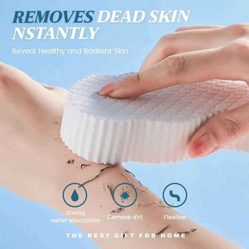 🧽Magic Exfoliating Bath Sponge - Super Soft Exfoliating&Skin Friendly🩵 🧼 Reusable for Adults Children and Pregnant Women