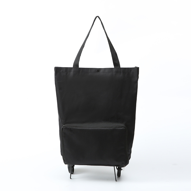 🔥 50% OFF|🛍️✨  3-in-1 Expandable Rolling Shopping Tote – 🛞Hidden Wheels & 44LB Capacity