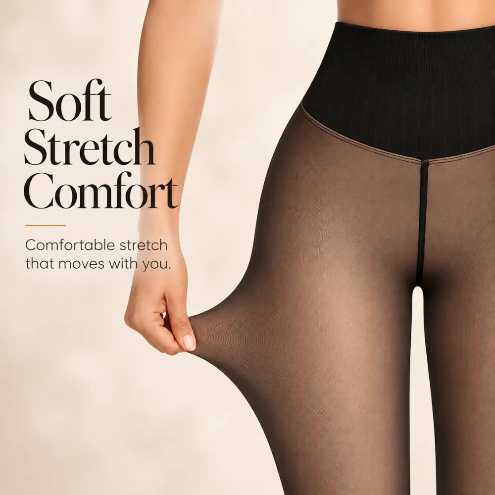 🔥Hot Sale 70% OFF!!⚡50K+ SOLD! ❄️ Fleece Lined Sheer Tights