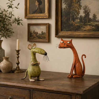 ✨Whimsical Vintage Animal Figurine with Quirky Charm