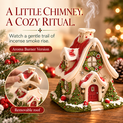 🔥Christmases Cabin Incense Burner