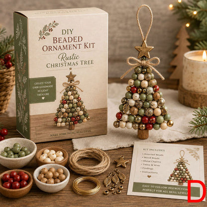 🎅 2026 Christmas Gift 49% Off--DIY Christmas Tree Beaded Ornament Kit