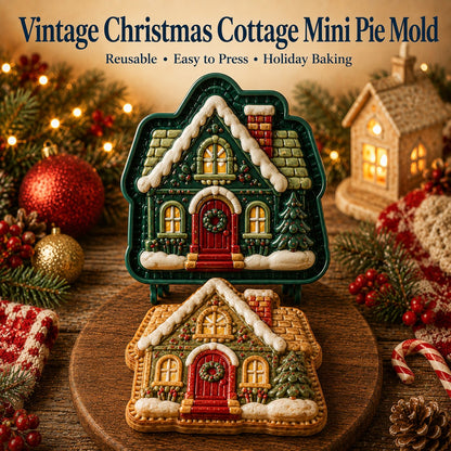 🎄 16-Design Christmas Mini Pie Mold Collection | Reusable Embossed Molds for Shaping Detailed Santa, Snowman, Reindeer, Tree & Holiday Pies 🥧✨
