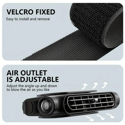 Stylish, Powerful & Space-Saving Car Rear Seat Cooling Fan