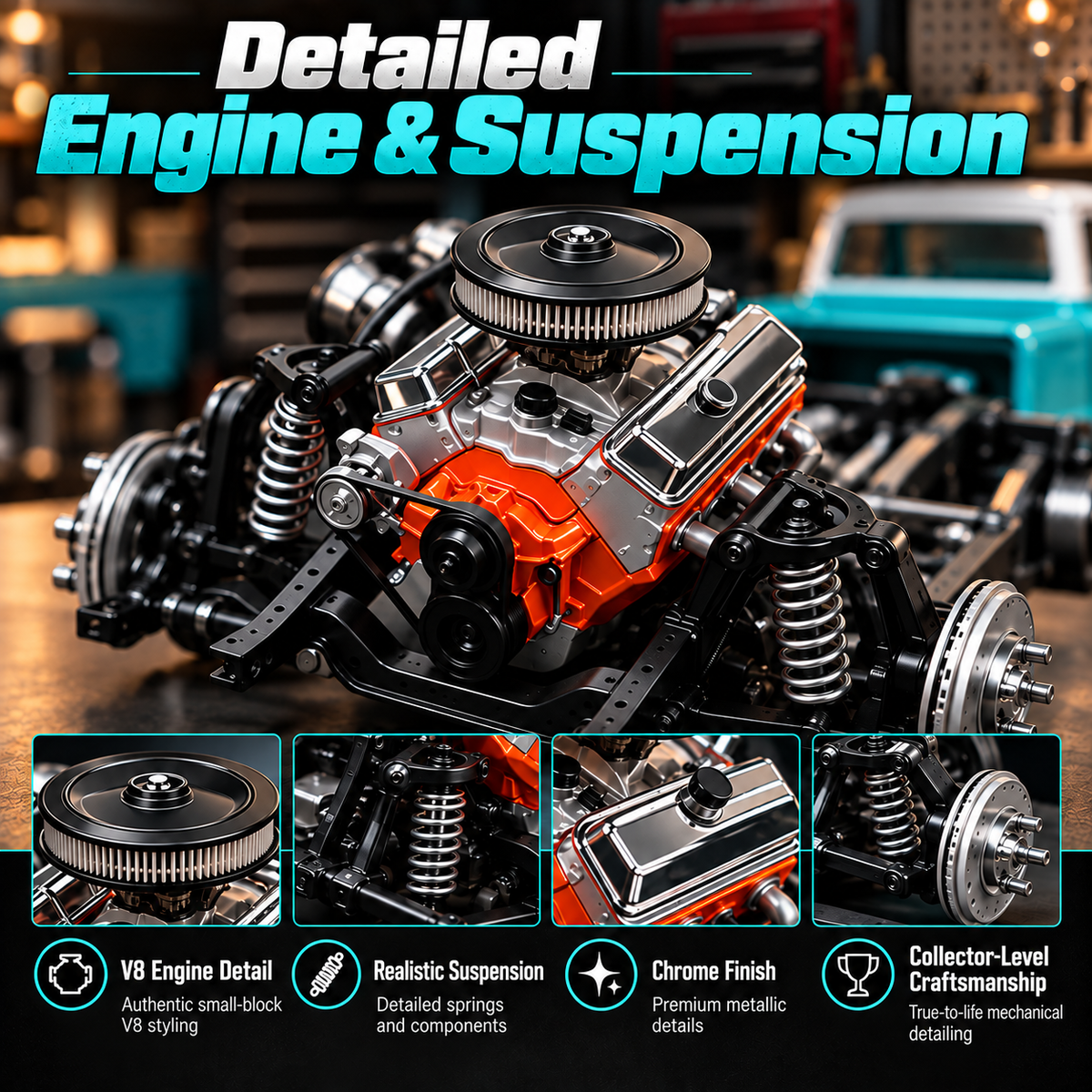 🎁 50% OFF Model Kit – Premium Classic Truck Gift for Collectors & Hobbyists 🏆