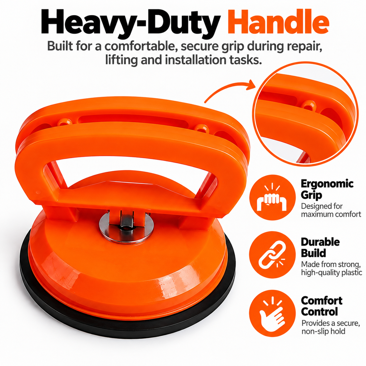 Heavy-Duty Suction Cup Dent Puller – Multi-Purpose Panel Lifter