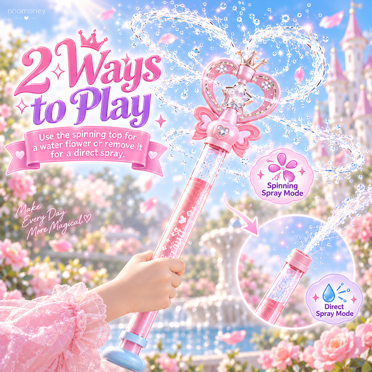 🪄 Fairy Magic Wand Water Blaster – Big Splash Summer Fun! 💦