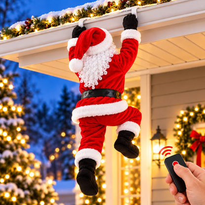 🎅🎄 Remote-Controlled Climbing Santa™ – Animated Christmas Roof Decoration 🎁