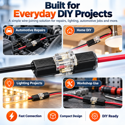 ⚡ Quick Wire Connectors 60PCS – Fast Electrical Wire Splice Connectors For DIY Repairs