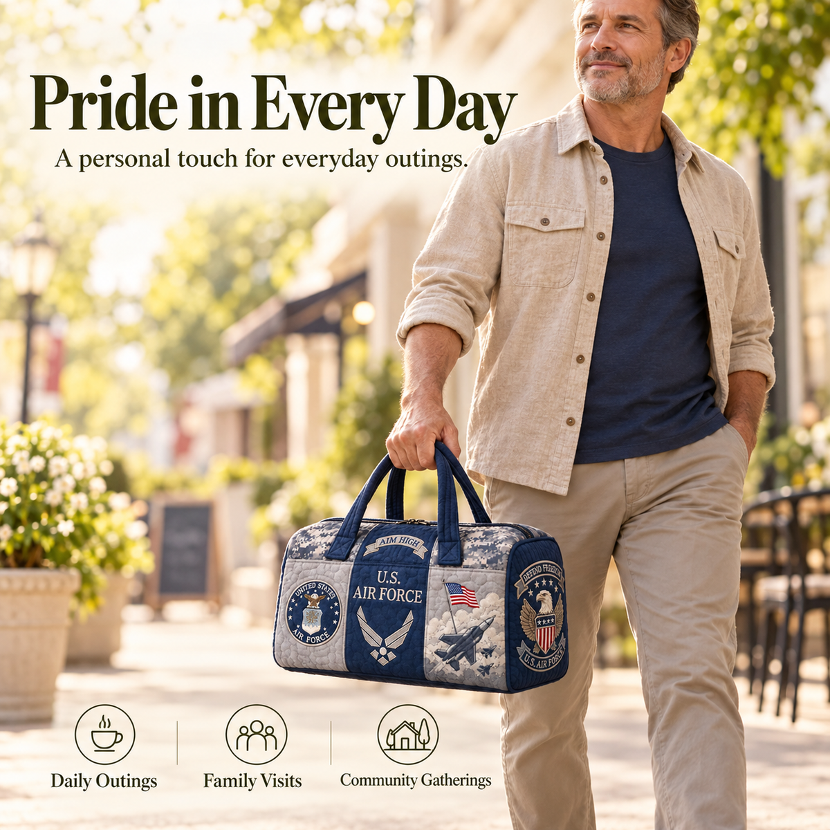 🇺🇸🧵 Hand-Embroidered Military Tribute Tote – Carry the Pride 🎁