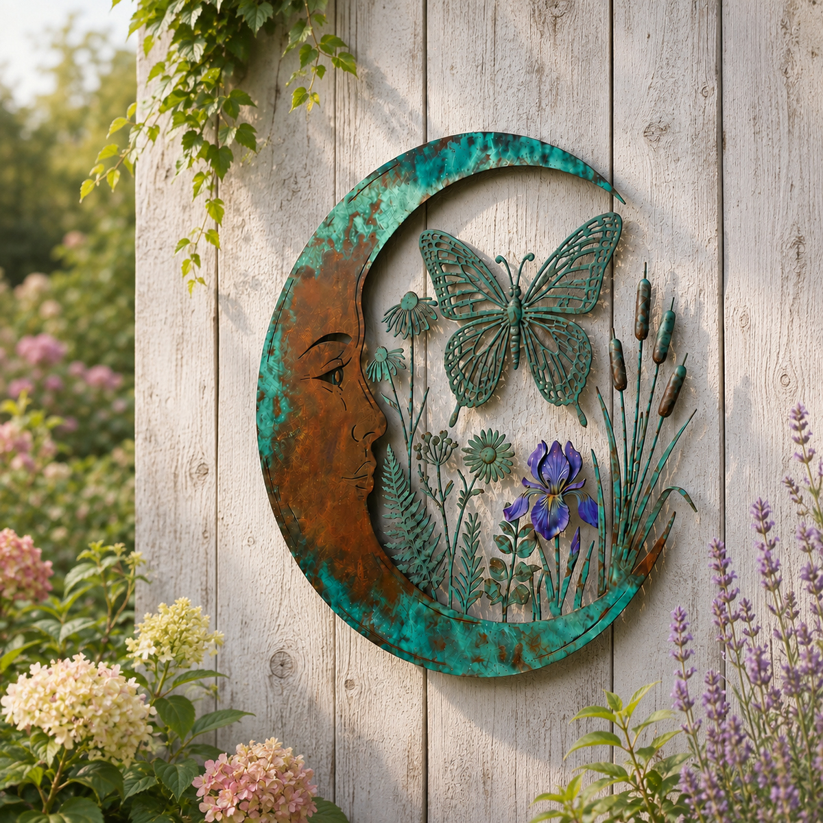 🔥Last Day 50% OFF Sola🔥-🌟🌜️Crescent Moon Bee Wall Decor🐝
