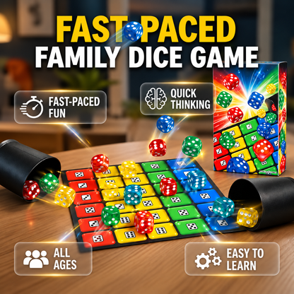 🎲 Rockin’ Dice Challenge – Fast-Paced Rolling Board Game for Family Game Nights 🔥