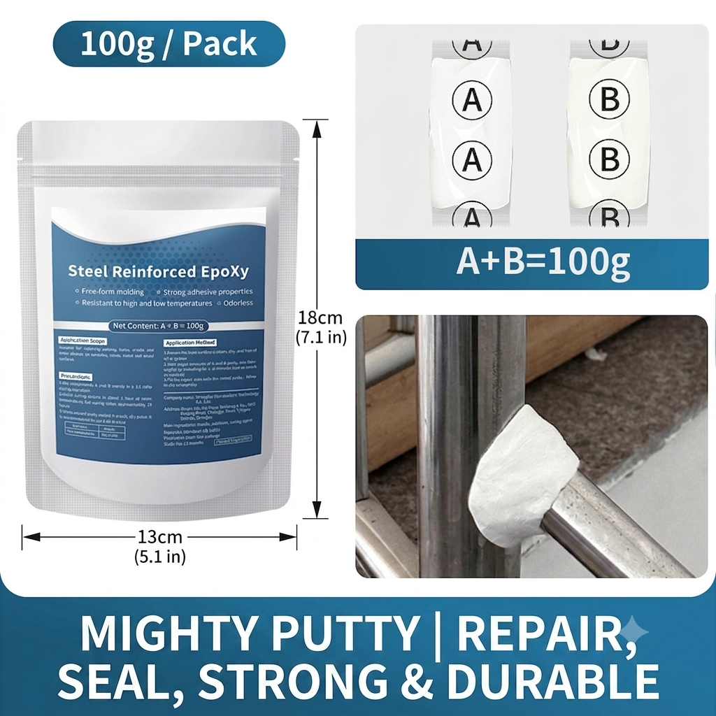 Save Money on Repairs! DIY Professional Fixes with Our Heavy-Duty Repair Clay – Limited Time Deal! 💰