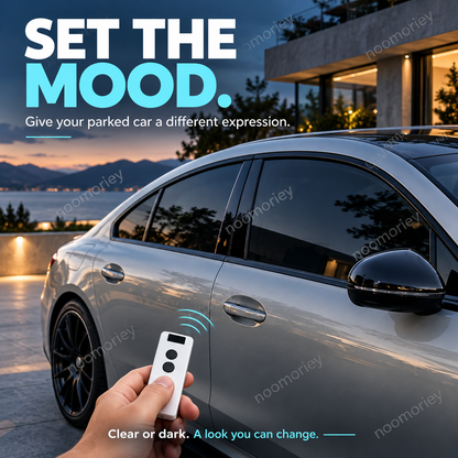 Remote Control Smart Car Window Tint Film, Switchable Privacy Glass
