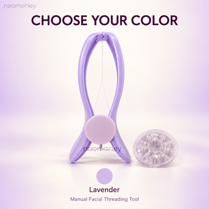 ✨ Manual Facial Threading Tool – Cotton Thread Hair Remover for Women