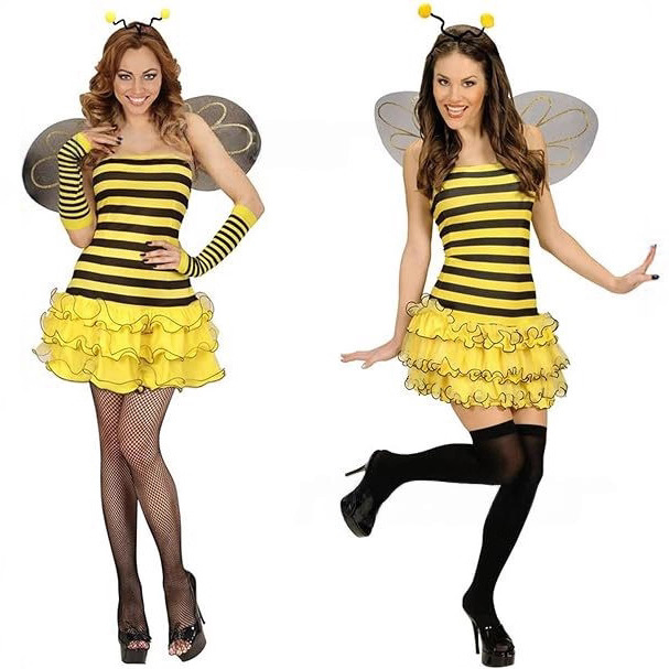 Women's Red Black Polka Dot Ladybug Halloween Festival Print Costume Set