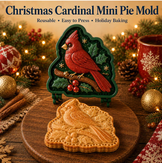 🎄 16-Design Christmas Mini Pie Mold Collection | Reusable Embossed Molds for Shaping Detailed Santa, Snowman, Reindeer, Tree & Holiday Pies 🥧✨