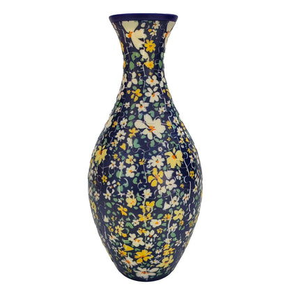 3D Monarch Danaus plexippus And Flowers Series Puzzle Vase - (160 Pieces)