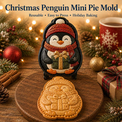 🎄 16-Design Christmas Mini Pie Mold Collection | Reusable Embossed Molds for Shaping Detailed Santa, Snowman, Reindeer, Tree & Holiday Pies 🥧✨