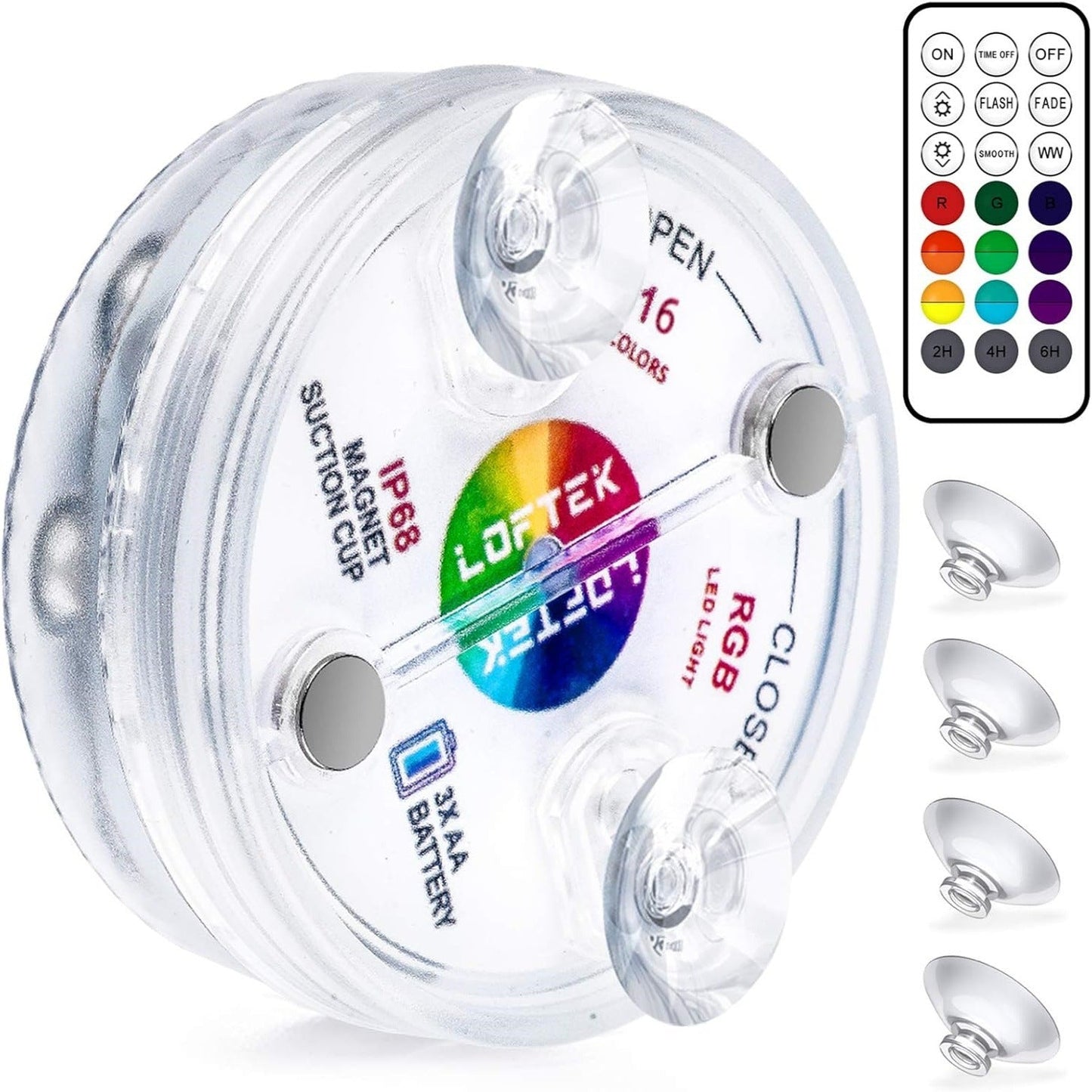 💥Submersible LED Pool Lights (RF Remote Control )