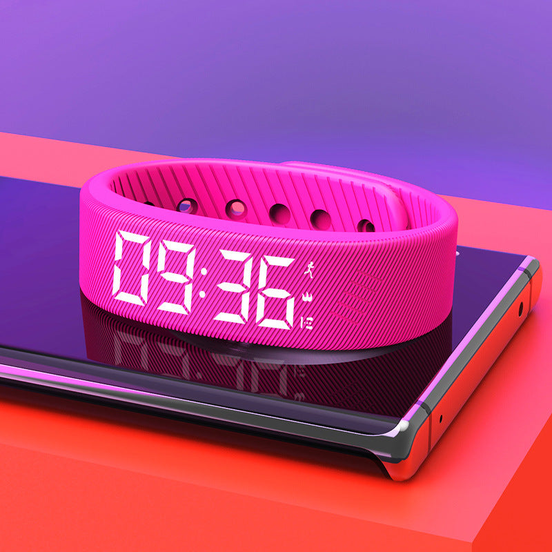Activity Wrist Band with Silent Alarm & Step Counter