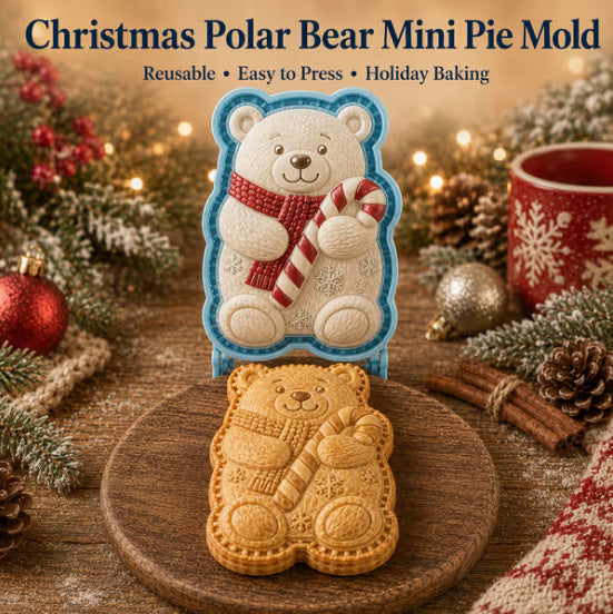 🎄 16-Design Christmas Mini Pie Mold Collection | Reusable Embossed Molds for Shaping Detailed Santa, Snowman, Reindeer, Tree & Holiday Pies 🥧✨