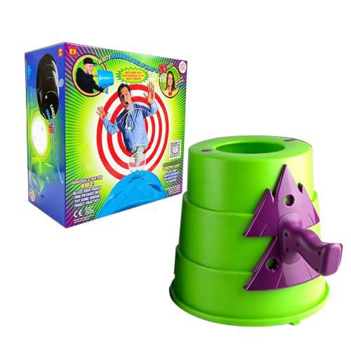 💨 Manual Air Vortex Blaster Toy – Battery-Free Fun for Game Nights & Backyard Play