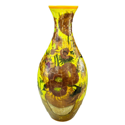 3D Monarch Danaus plexippus And Flowers Series Puzzle Vase - (160 Pieces)