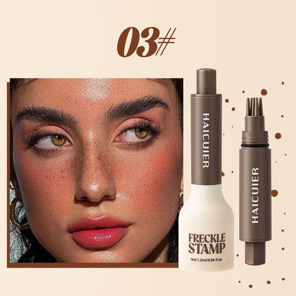 Natural Freckle Stamp Pen – Waterproof Quick-Dry 5-Point Makeup Tool