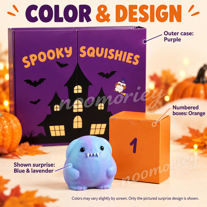 Halloween Squishy Advent Calendar, 13-Day Mystery Toy Countdown Box