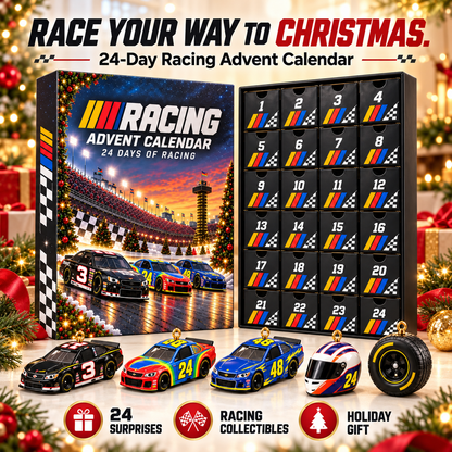 🏁🎄 24-Day Racing Advent Calendar – Daily Collectible Surprises for Motorsport Fans 🎁