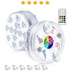 💥Submersible LED Pool Lights (RF Remote Control )