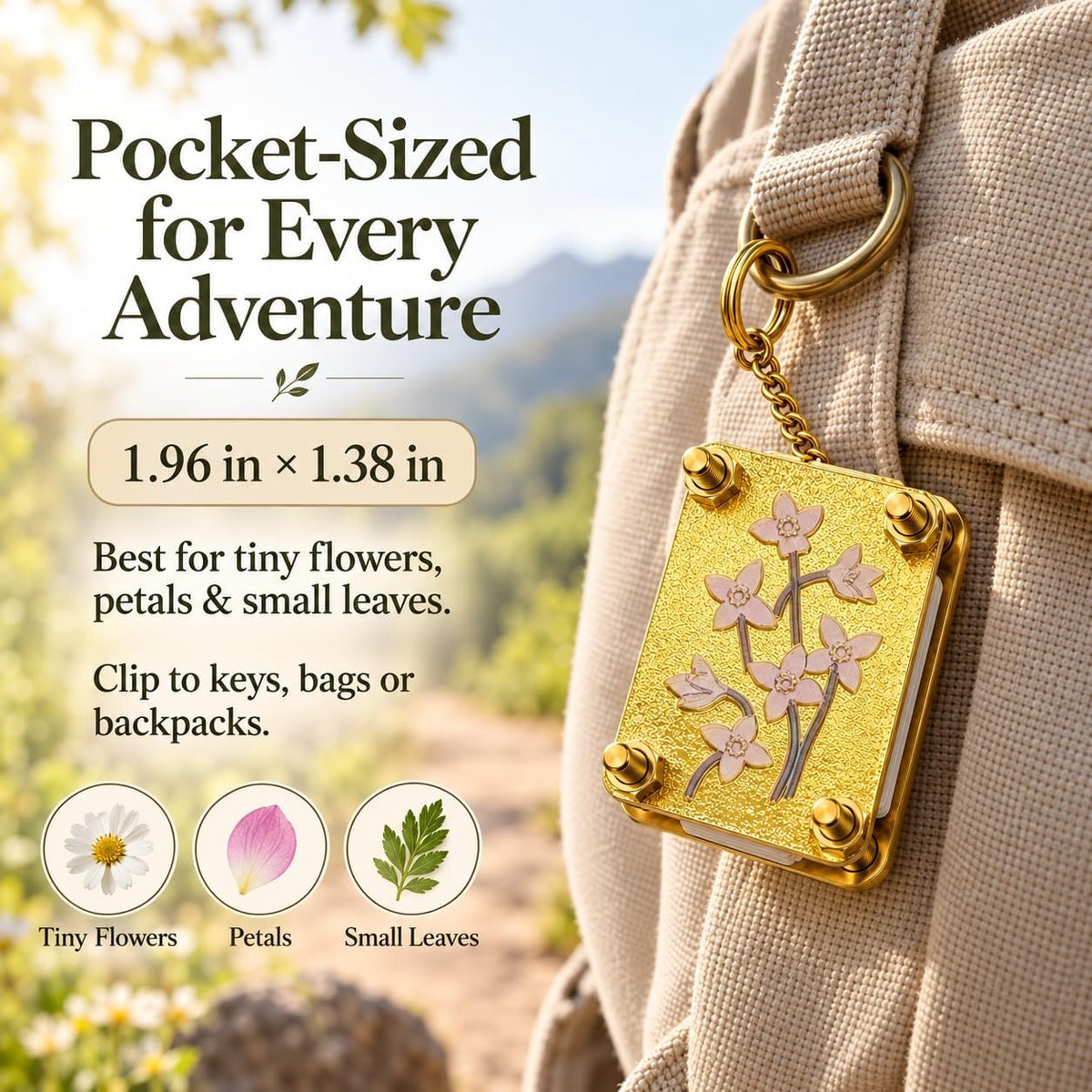 Mini Portable Flower Press