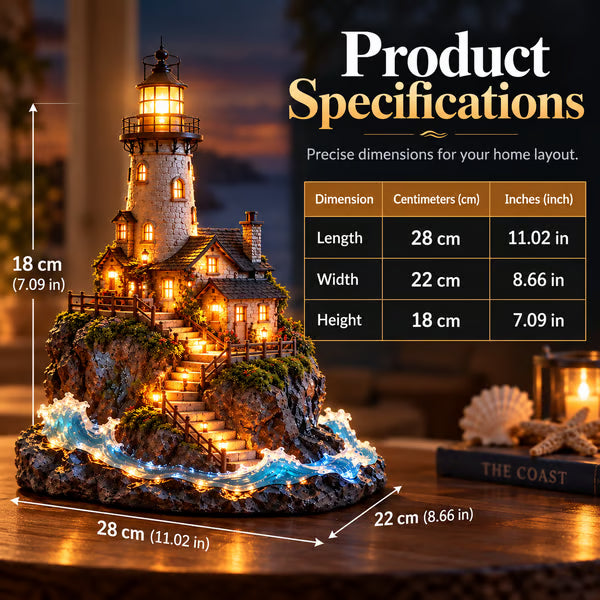 🌊 Coastal Lighthouse Glow — Bring the Calm of the Shore Home ✨